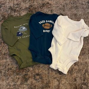 Carter’s 3 Month Long Sleeve Onesie Bundle